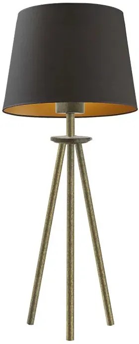 Elegancka lampka nocna na złotym stelażu M7-W51