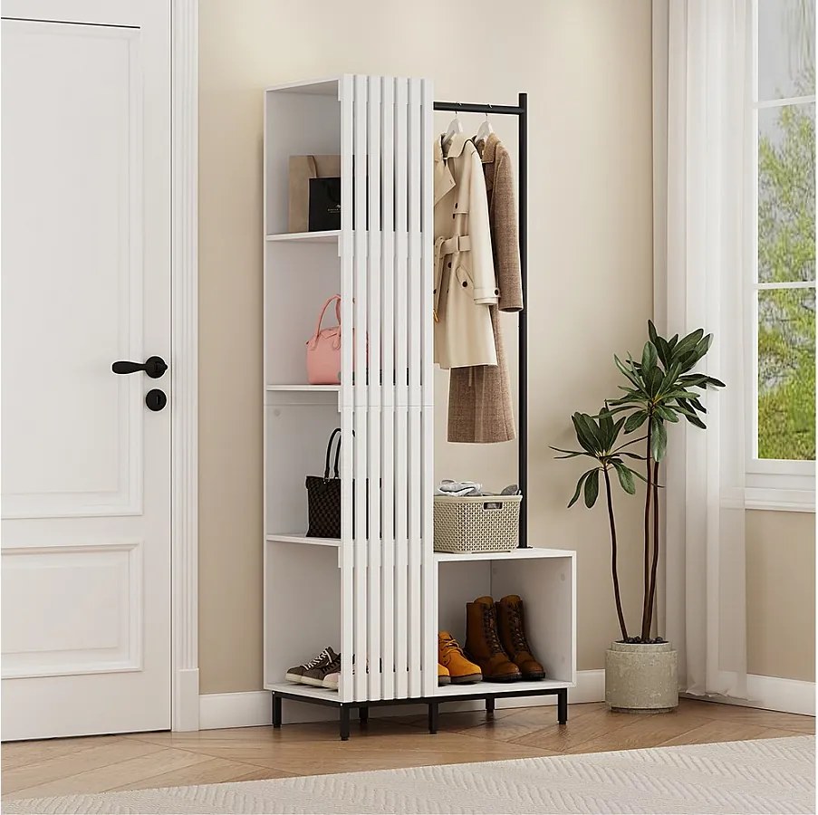 Szafa biały 80x45x187 zinto