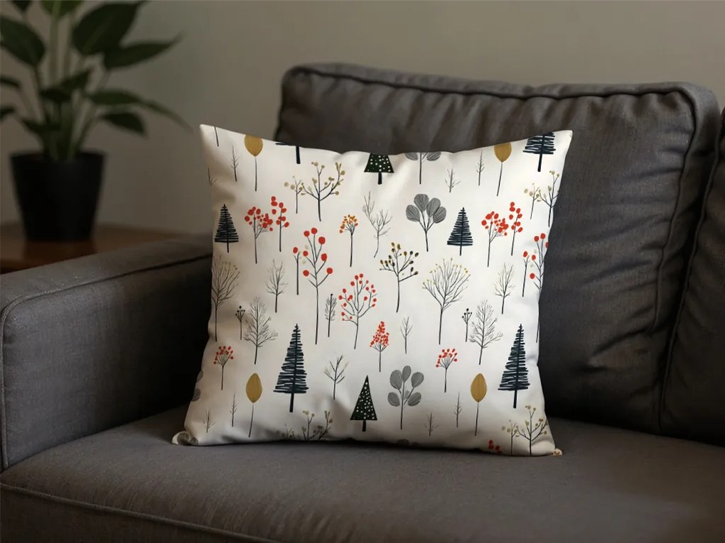 Poszewka na poduszkę z mikrofibry NORDIC NATURE 45x45 cm, kolorowa