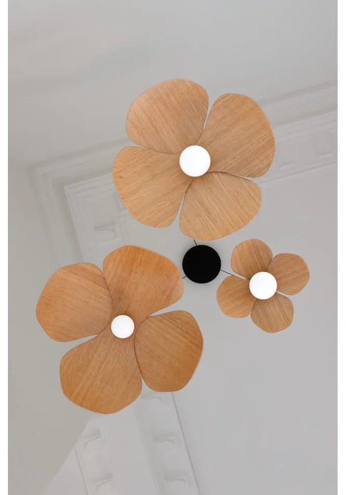 Naturalny abażur z litego drewna dębowego ø 28 cm Forget Me Not – UMAGE