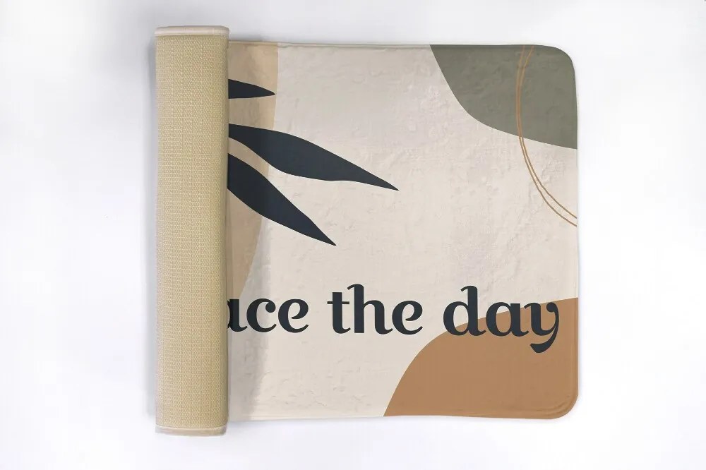 Antypoślizgowy dywanik łazienkowy Antypoślizgowy dywanik łazienkowy Roślina Liść