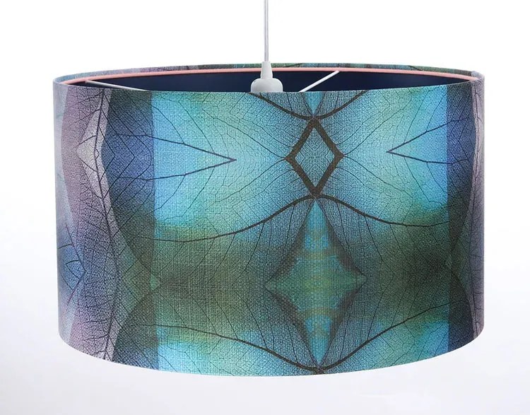 Granatowa lampa wisząca nad stół F5-N10