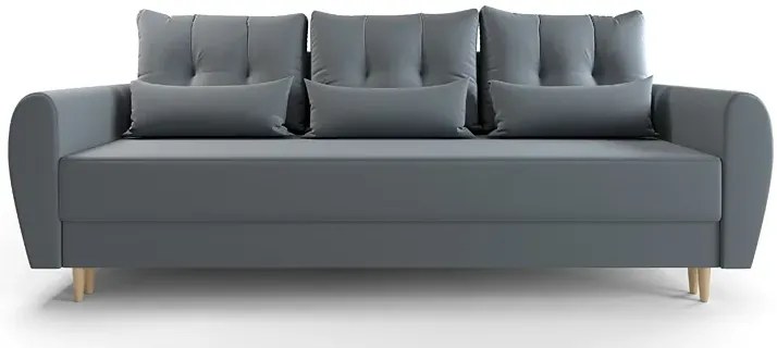 Popielata sofa rozkładana G8-N63