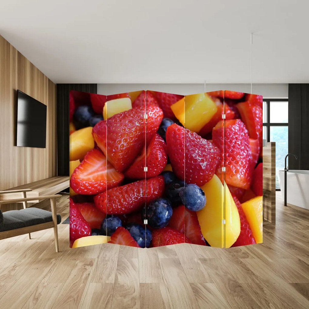Parawan - Owoce (210x170 cm)