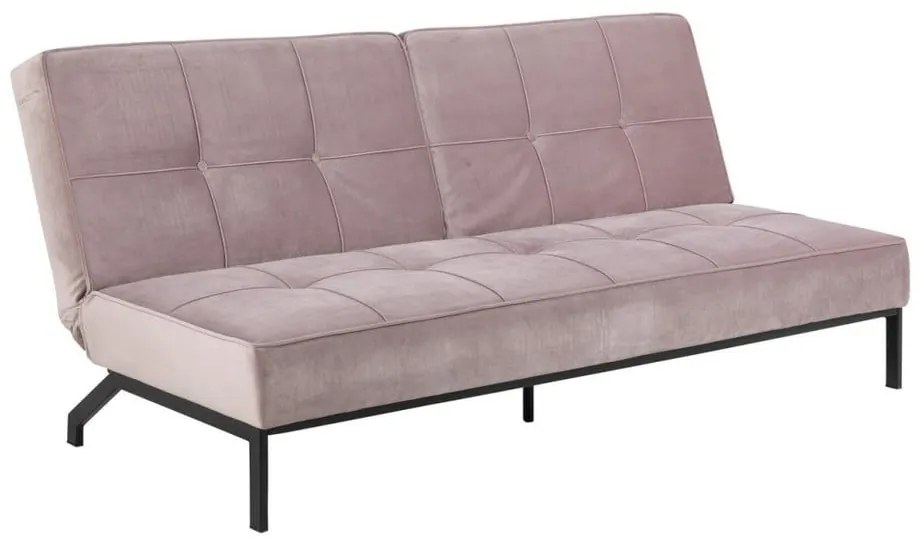 Różowa rozkładana sofa Actona Perugia
