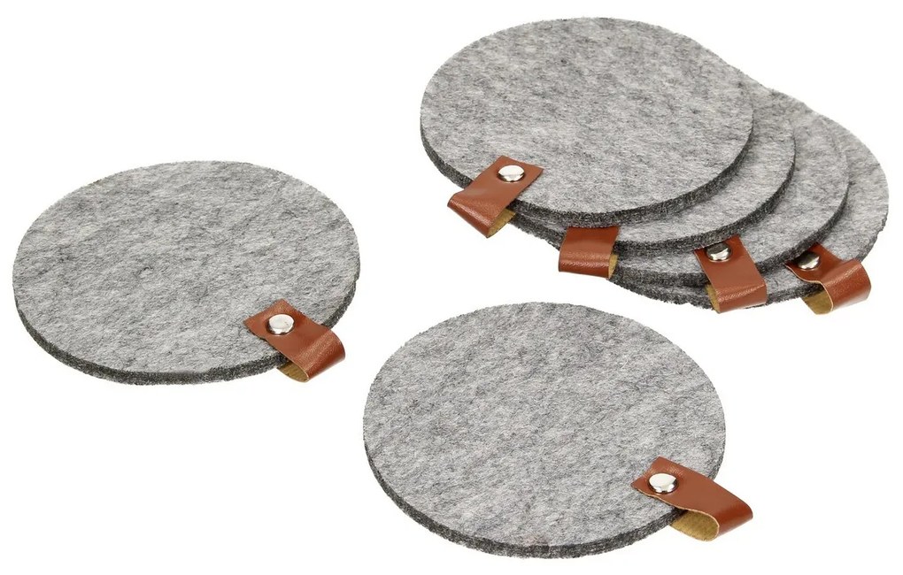 Podkładki Felt 6 szt. grey