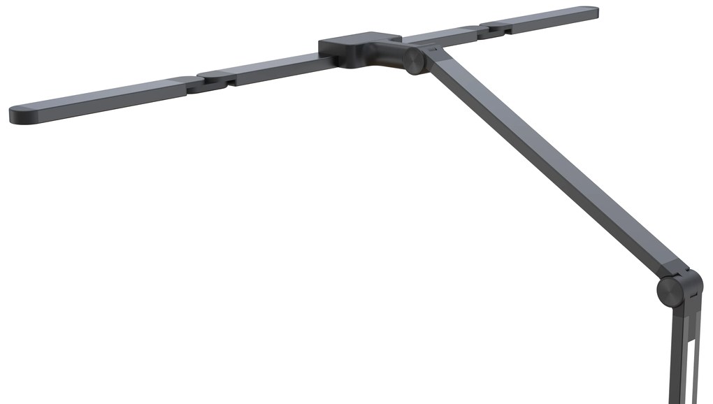Lampa LED na biurko CLARIO, zacisk, pilot zdalnego sterowania