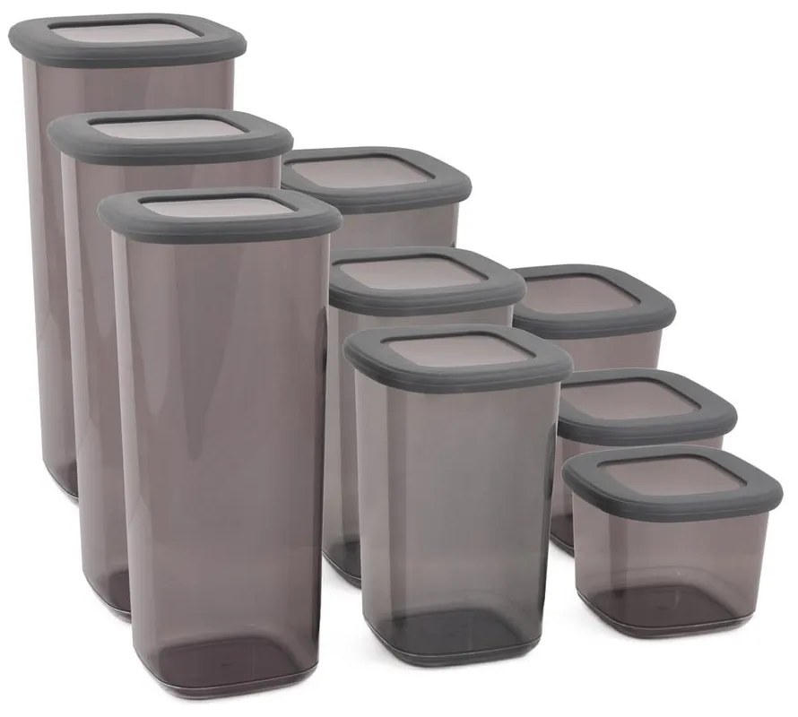 Pojemniki 9 szt. na żywność Fresco – Hermia