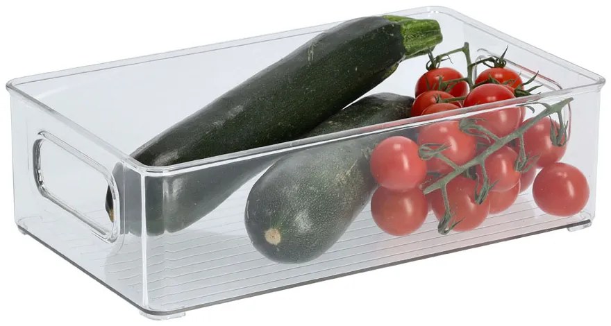 Transparentny organizer z plastiku, 25,5 x 15 x 7,6 cm