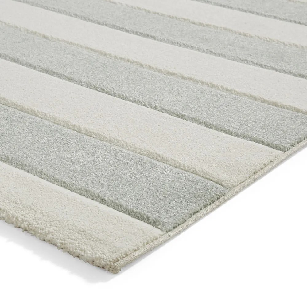 Miętowy dywan 80x150 cm Cove Stripe – Catherine Lansfield