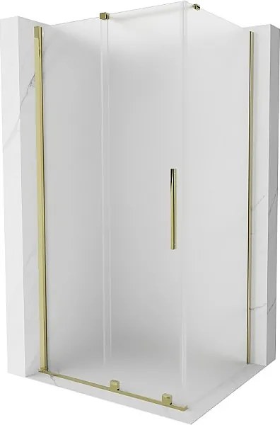 Mexen Velar kabina prysznicowa rozsuwana 110 x 85 cm, szron, złota - 871-110-085-31-50