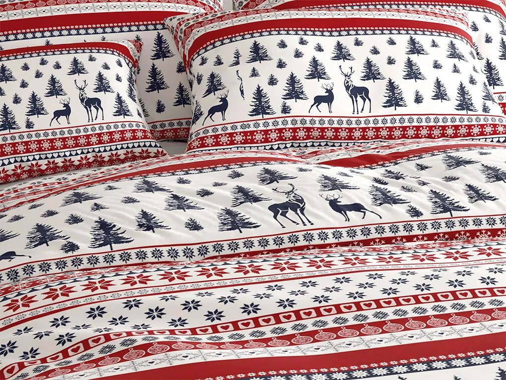 PrzytulneMieszkanie.pl PrzytulneMieszkanie.pl Pościel z mikrofibry TWINKLE CHRISTMAS kolorowa Rozmiar pościeli: 2 szt 70 x 90 cm | 200 x 220 cm