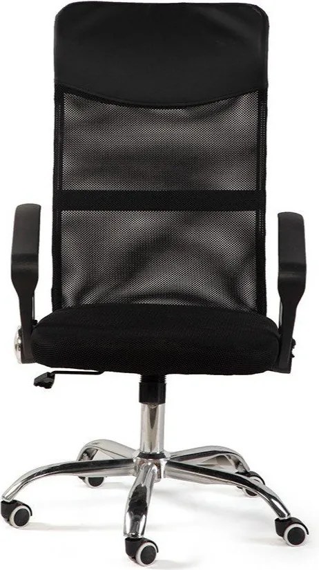 Czarne tapicerowane krzesło biurowe Arco – Bonami Essentials