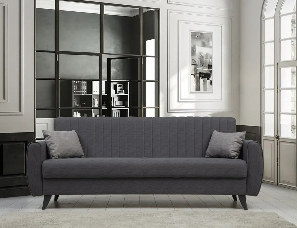Sofa rozkładana Alkon 3 Dark Grey