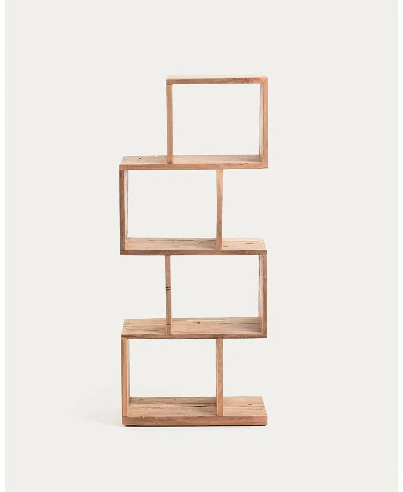 Regał z litego drewna tekowego w naturalnym kolorze 55x132x30 cm Aroba – Kave Home