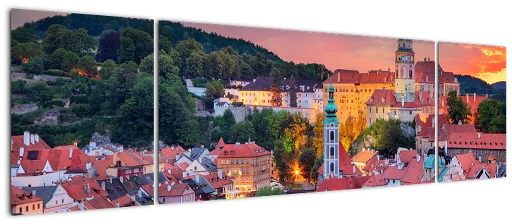Obraz - Český Krumlov (170x50 cm)