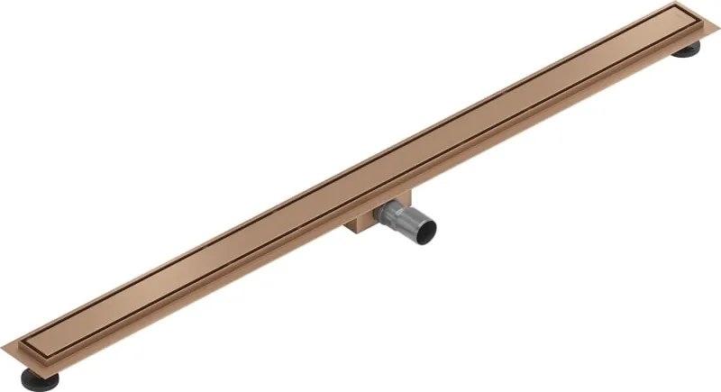 Mexen Flat M13 odpływ liniowy 2w1 110 cm, miedź szczotkowana - 1C10110