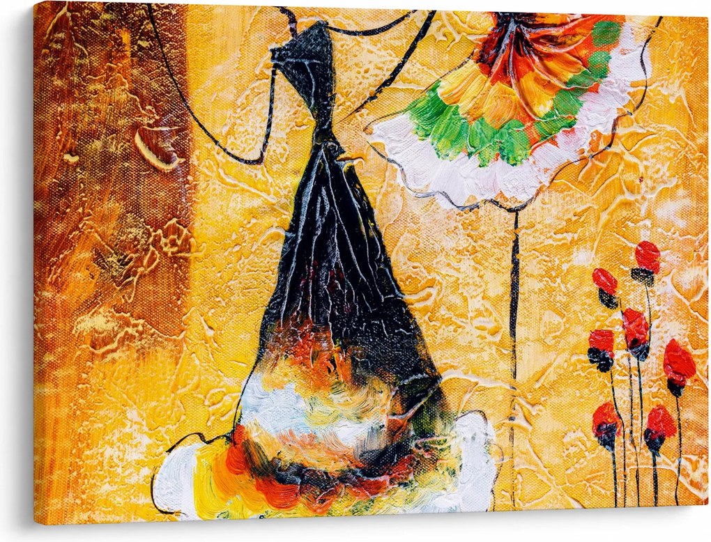 Obraz - Tańczące baletnice, obraz olejny (70x50 cm)