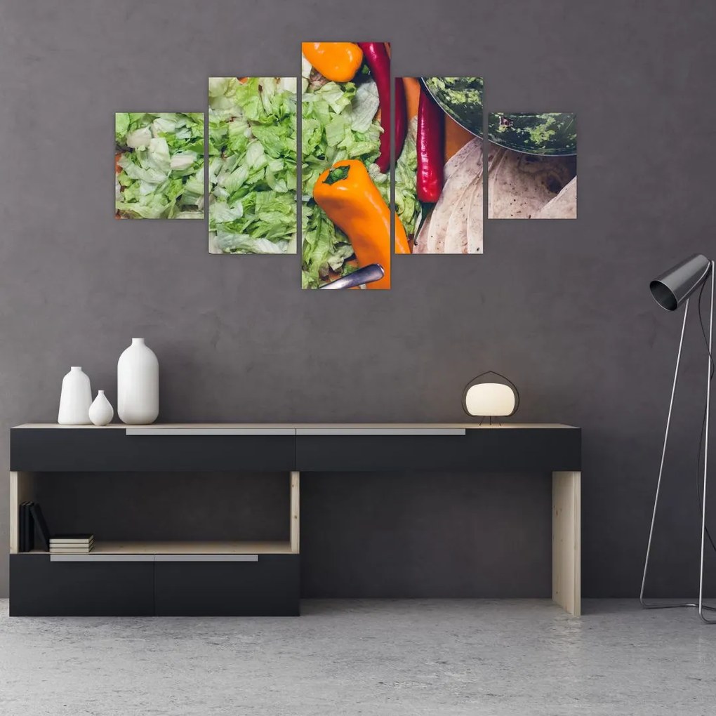 Obraz warzyw (125x70 cm)