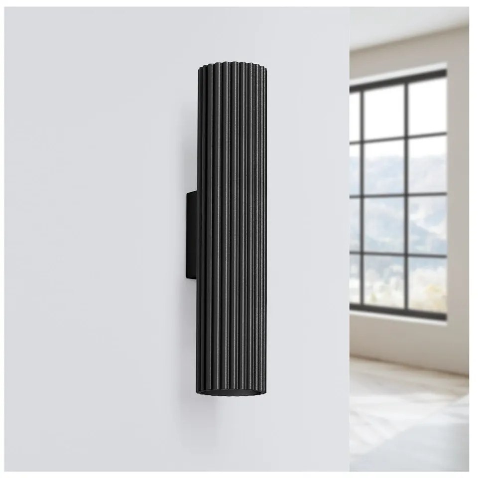 Czarny kinkiet Gleam – Sollux