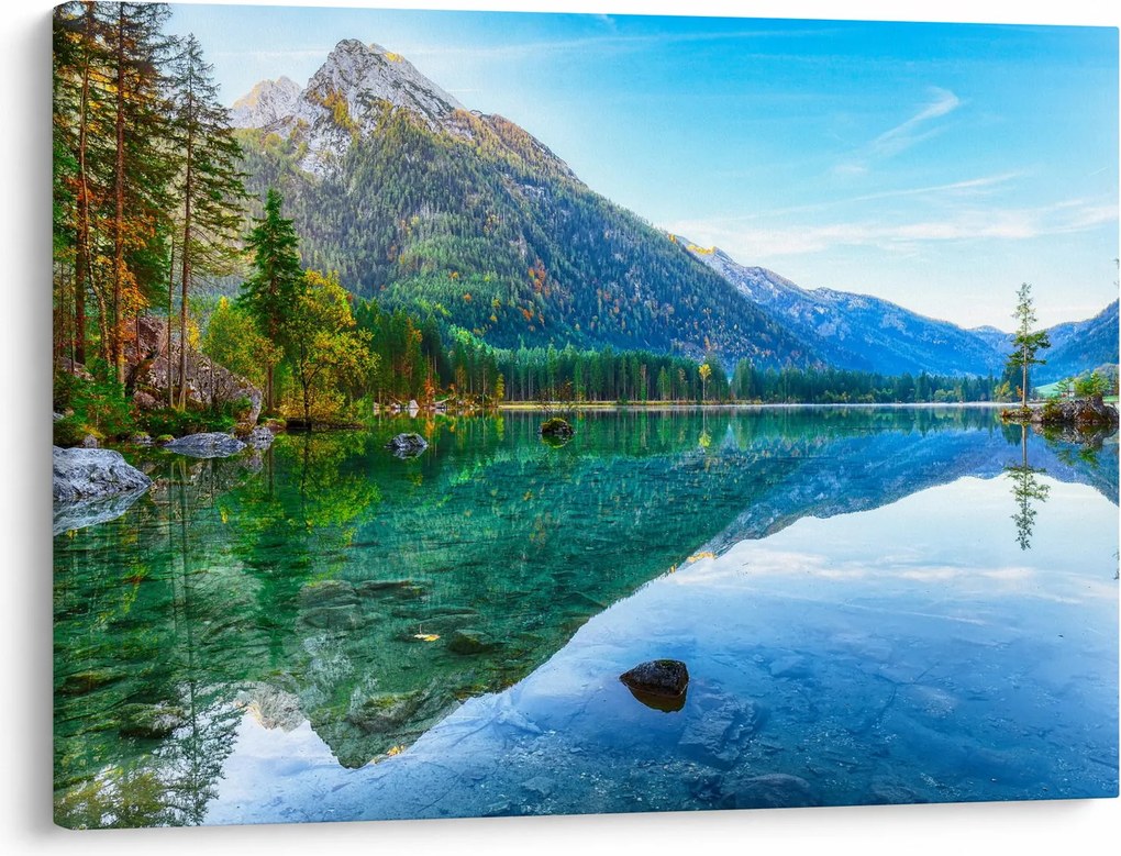 Obraz - Jezioro Hintersee (70x50 cm)