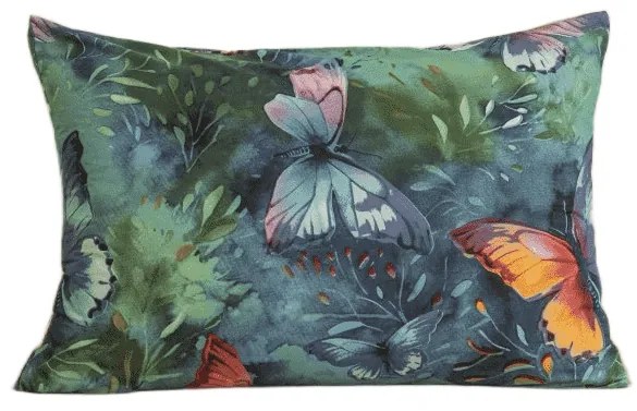 Dekoracyjna poszewka na poduszkę COLORFUL BUTTERFLY 50x70 cm, kolorowy