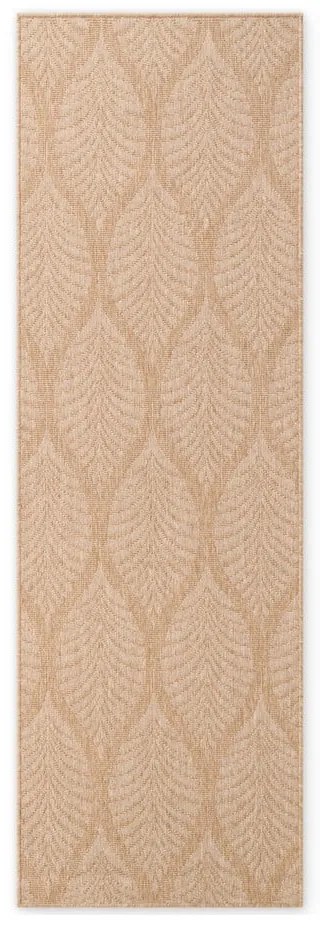 Chodnik odpowiedni na zewnątrz w beżowo-śmietankowym kolorze 80x250 cm Duet Liora – NORTHRUGS
