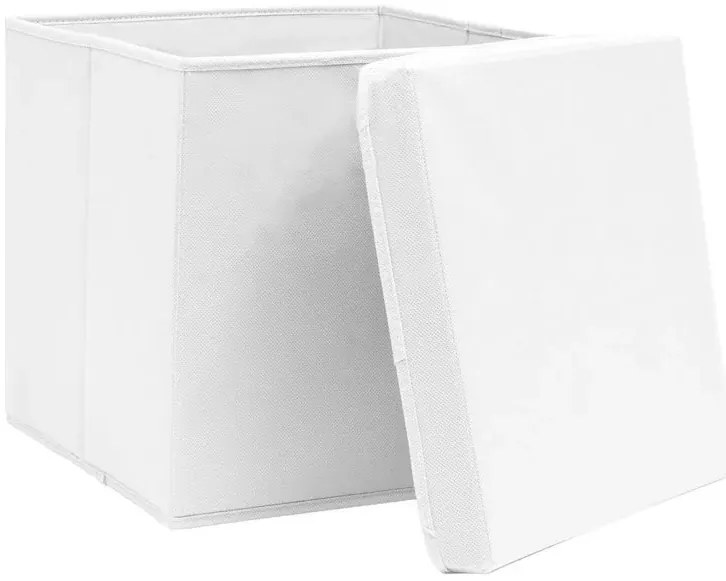 Zestaw 4 białych składanych pudełek A4-C60