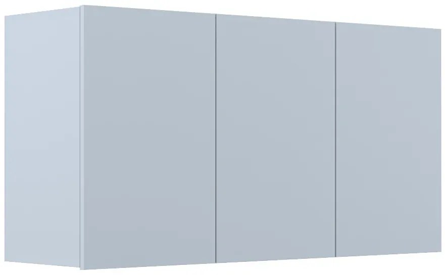 Biała wisząca komoda bez uchwytów G3-N86