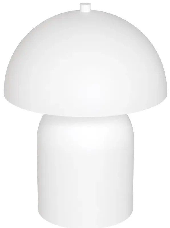 Biała minimalistyczna lampka nocna w kształcie grzybka - M127-Filadelfix