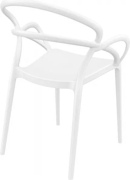 Designerskie krzesło kawiarniane z tworzywa Mila