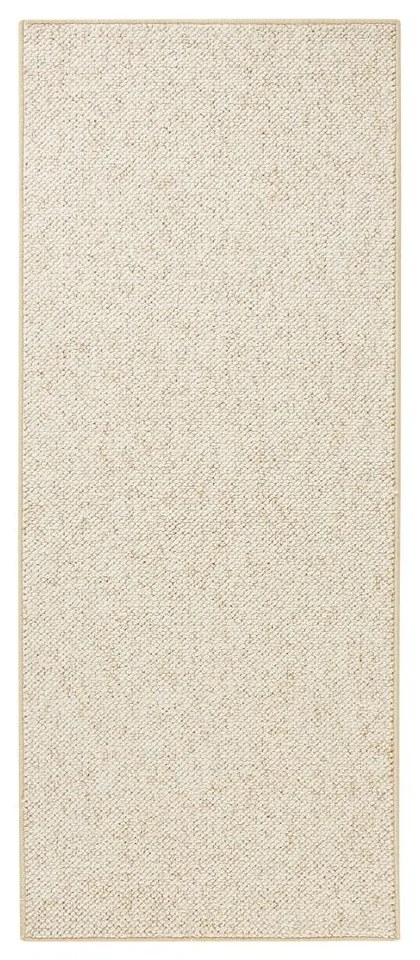 Kremowy chodnik 80x200 cm Wolly – BT Carpet