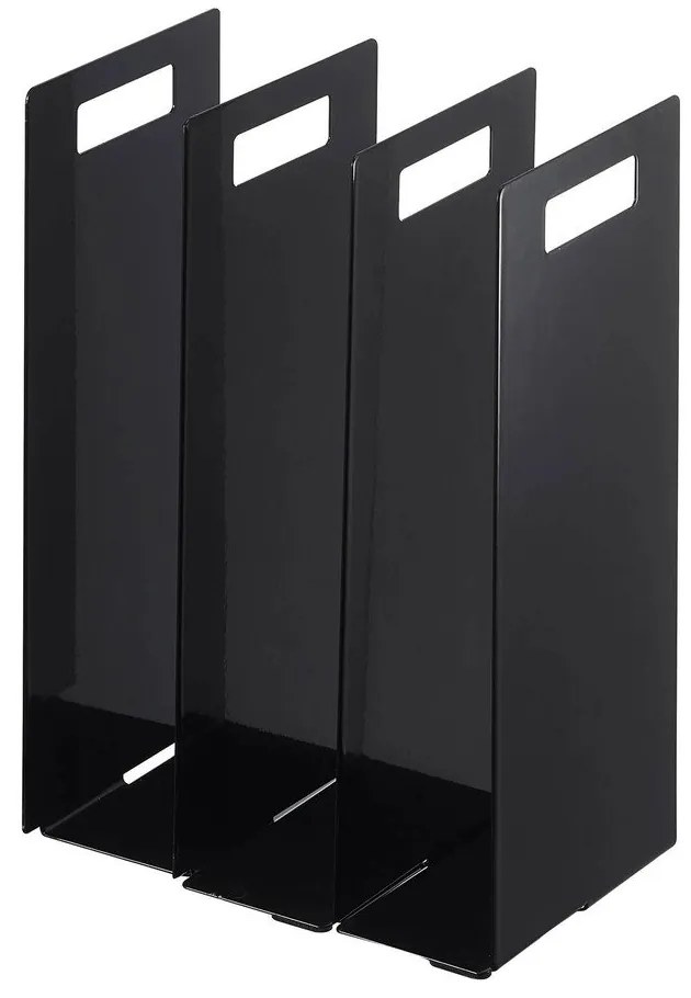 Czarne metalowe stojaki na ręczniki 2 szt. Tower – YAMAZAKI