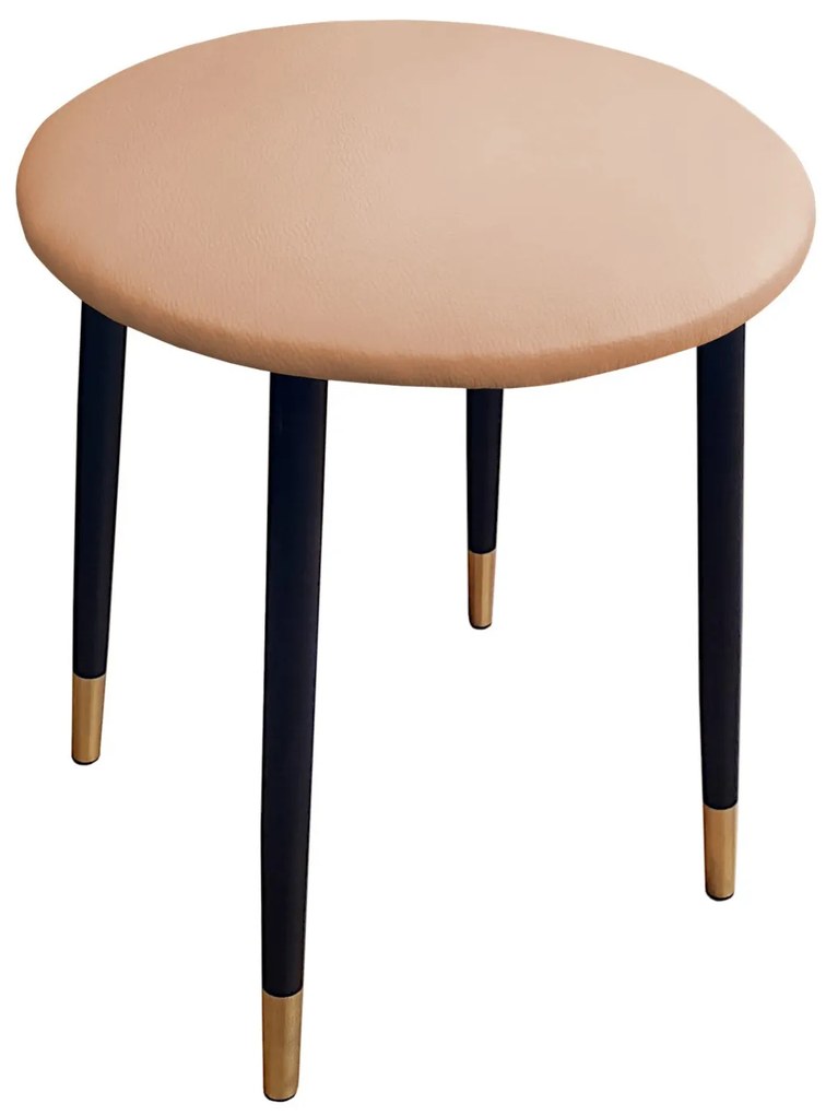 Taboret TRIX D14 olcha podstawa czarna/złota