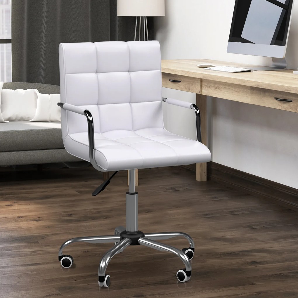 Vinsetto fotel biurowy z masażem i podgrzewaniem podnóżek regulowany ergonomiczny do 120kg brązowy | Aosom PL