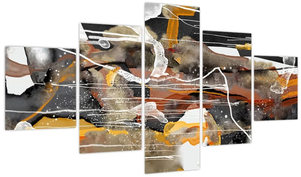 Obraz - Abstrakcja (125x70 cm)