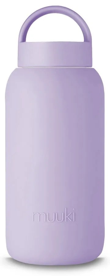 Lawendowa butelka podróżna 500 ml Pastel Lilac – Muuki
