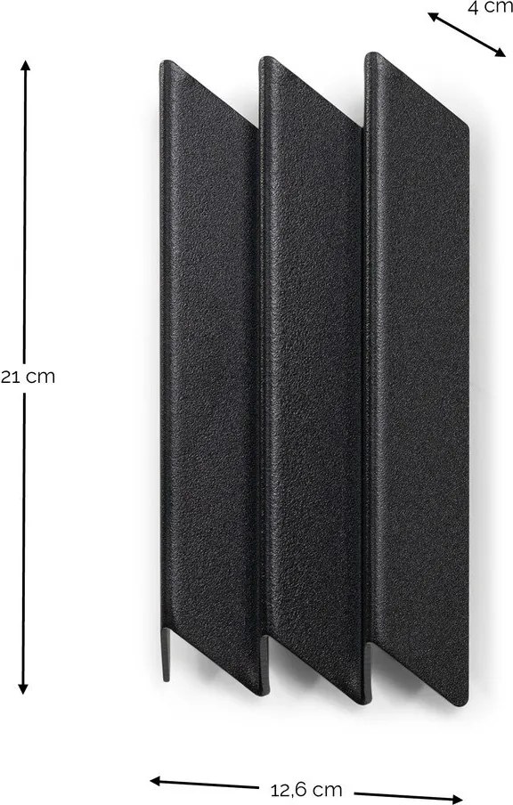 Szarozielony metalowy wieszak ścienny 13 cm Sensu – Spinder Design