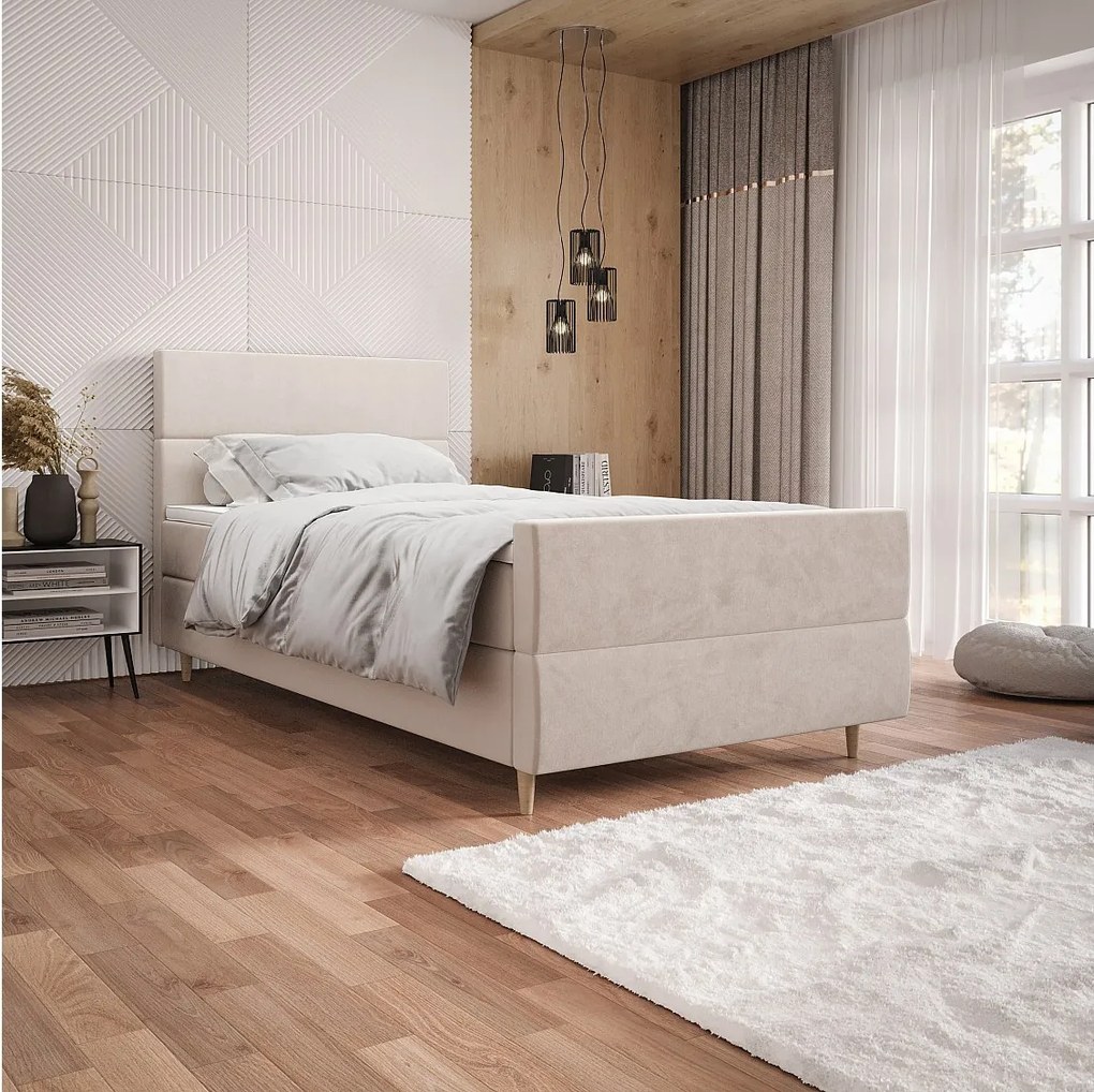 Łóżko kontynentalne FLO Plus 90x200 Itaka 16