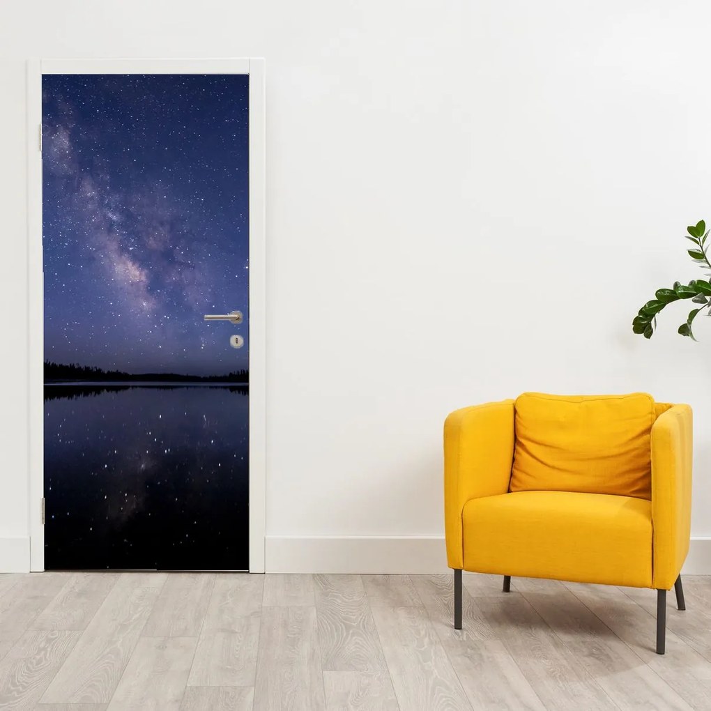 Fototapeta na drzwi - Nocne niebo (95x205cm)