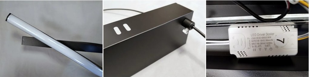 Lampa nowoczesna LED wisząca sufitowa AT58-1DSL-Black