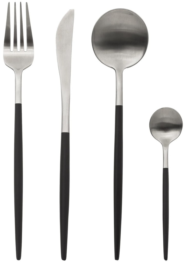 Komplet sztućców IDA dla 6 osób, inox