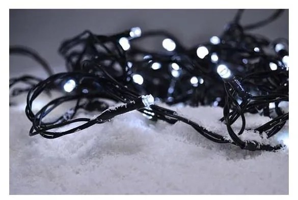 Solight 1V110-W - LED Bożonarodzeniowy łańcuch zewnętrzny 8m 50xLED/8 funkcji 8m IP44 6000K