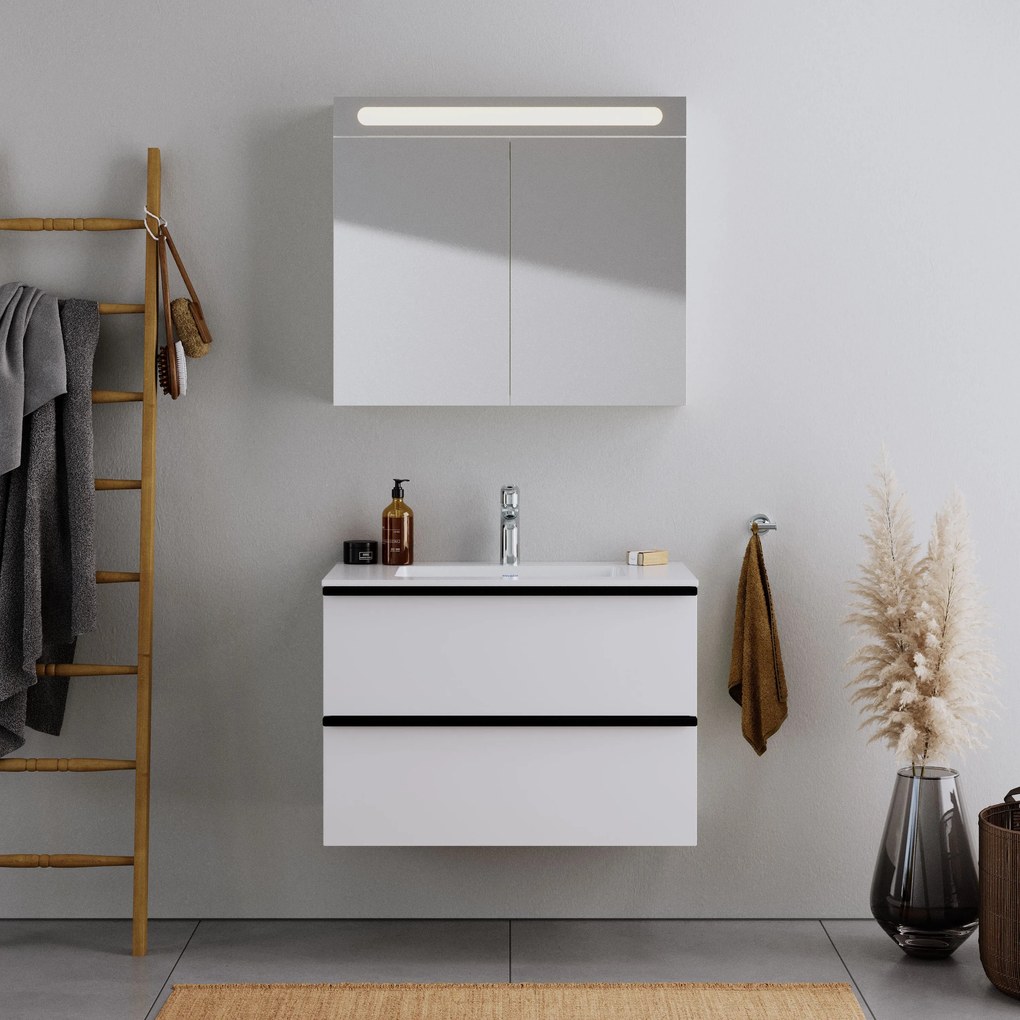 Szafka z lustrem Duravit DuraPoint 100 cmZ oświetleniem LED i gniazdkiem