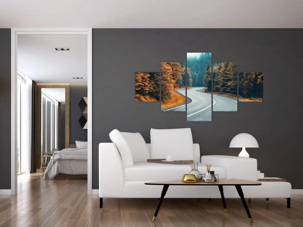 Obraz - Kręta droga (125x70 cm)
