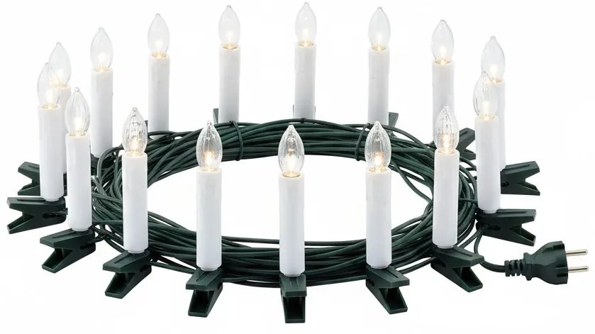 Lampki świąteczne LED w kształcie świec