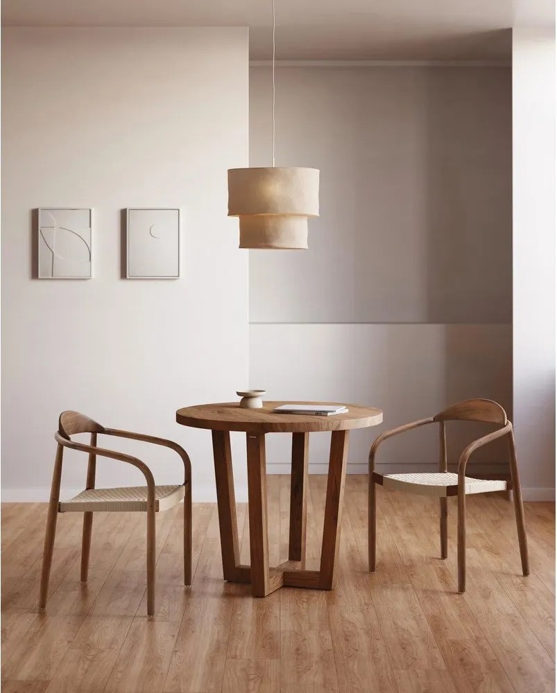 Krzesło z drewna eukaliptusowego Kave Home Glynis