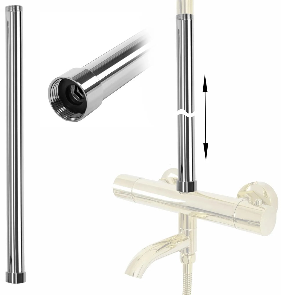 Przedłużka do zestawu wannowo-prysznicowego CHROM 50cm