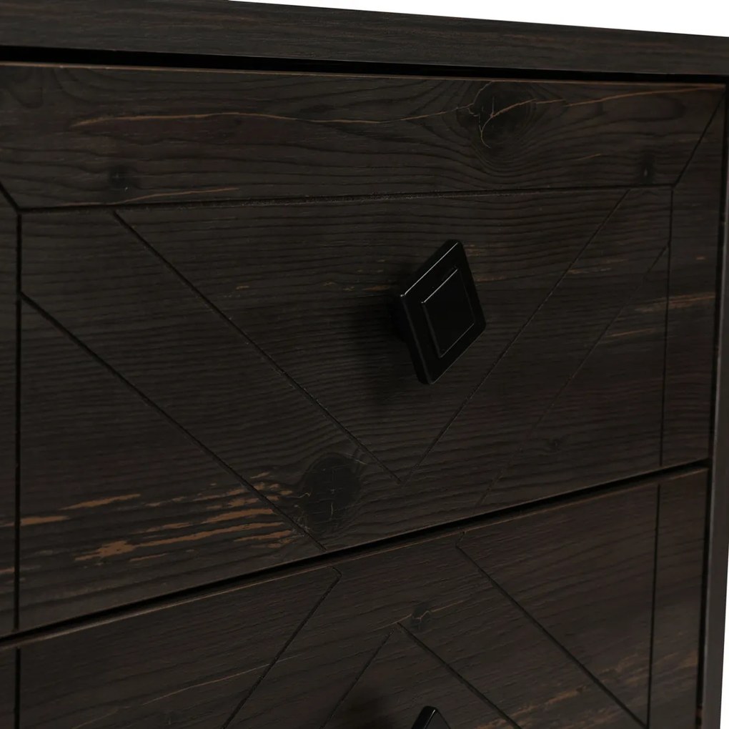 Stolik nocny Luna Dark Brown
