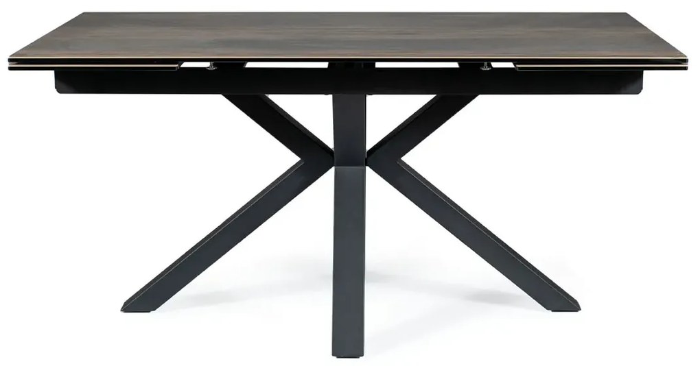 STÓŁ COLUMBUS CERAMIC BRĄZ LEGNO/CZARNY 160(240)X90 SIGNAL